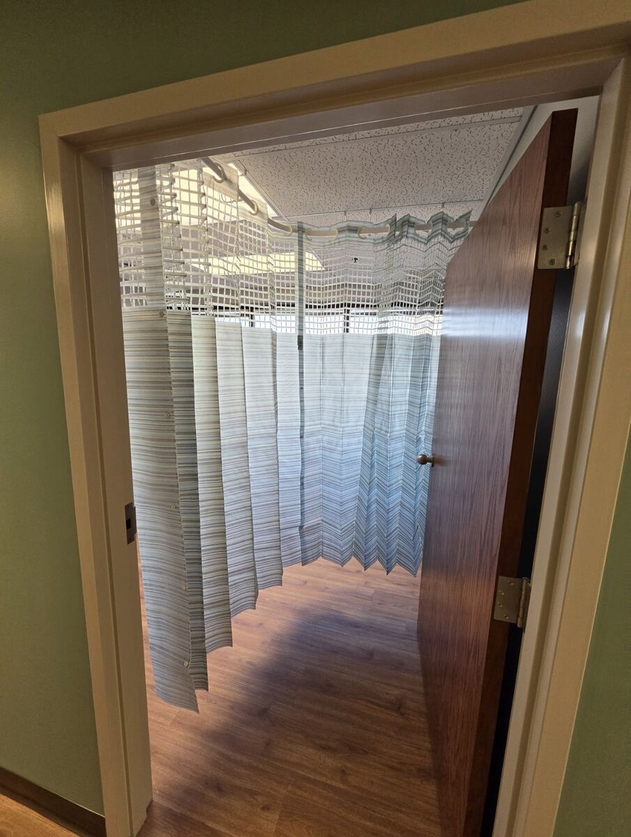 Privacy curtain installation